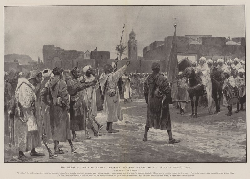 الصعود في المغرب ، رجال القبائل من القبائل يرفضون تكريم ضرائب السلطان بواسطة ريتشارد كاتون وودفيل جونيور