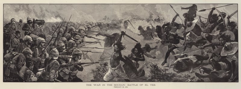 الحرب في السودان ، معركة الطب ، 29 فبراير 1884 بواسطة ريتشارد كاتون وودفيل جونيور
