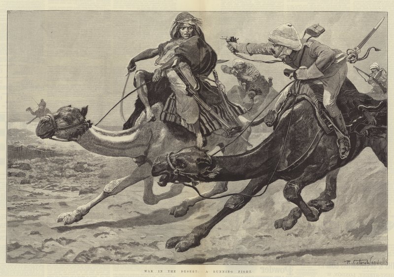 الحرب في الصحراء ، معركة جارية بواسطة ريتشارد كاتون وودفيل جونيور