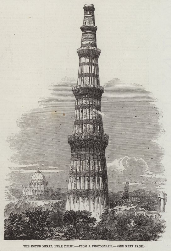The Kotub Minar ، بالقرب من دلهي بواسطة ريتشارد مديرة ليتش