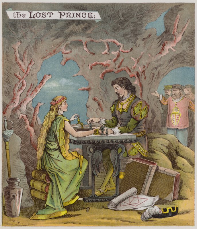 رسم توضيحي لـ The Tempest (chromolitho) بواسطة ريتشارد أندريه