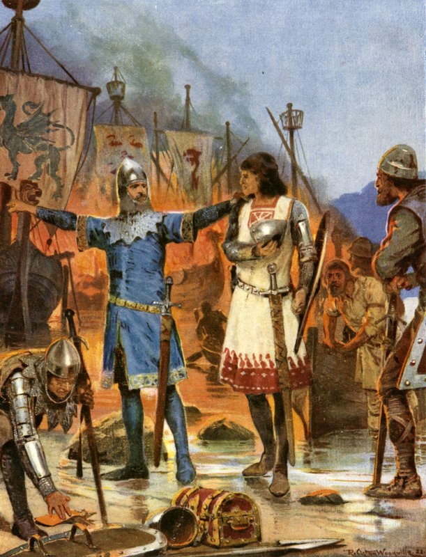 Fitzstephen يحرق قاربه بواسطة ريتشارد كاتون الثاني (بعد) وودفيل