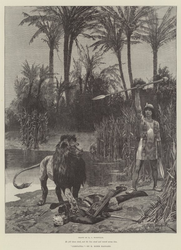 كليوباترا من تأليف H Rider Haggard بواسطة ريتشارد كاتون وودفيل جونيور