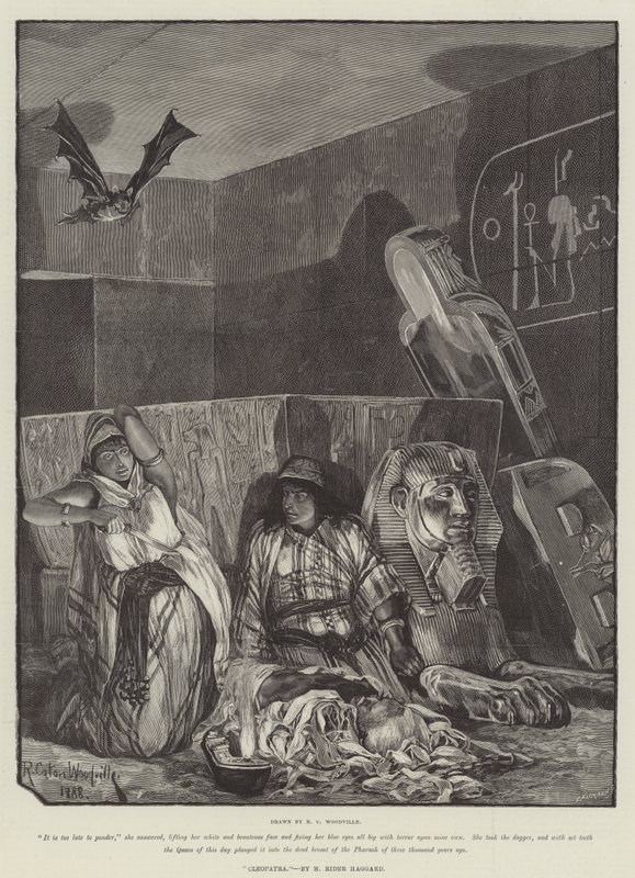 كليوباترا من تأليف H Rider Haggard بواسطة ريتشارد كاتون وودفيل جونيور