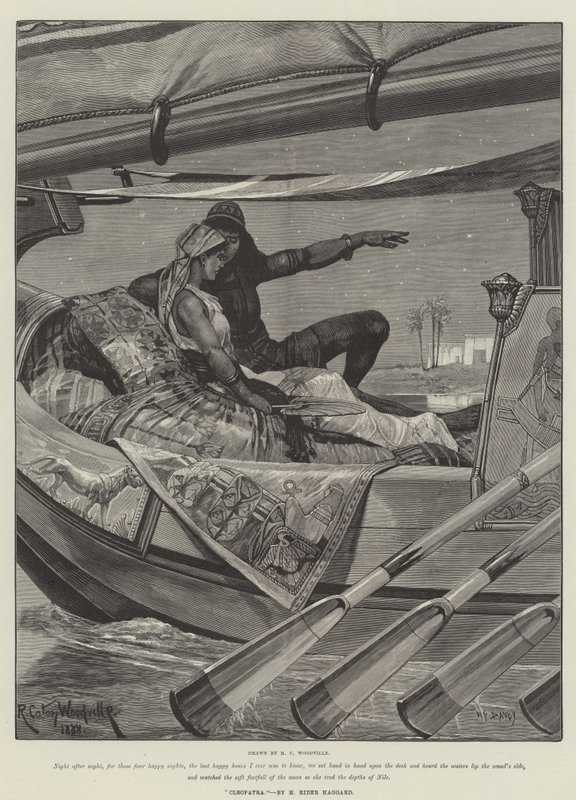كليوباترا من تأليف H Rider Haggard بواسطة ريتشارد كاتون وودفيل جونيور