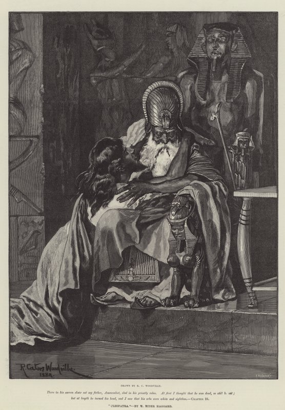كليوباترا من تأليف H Rider Haggard بواسطة ريتشارد كاتون وودفيل جونيور