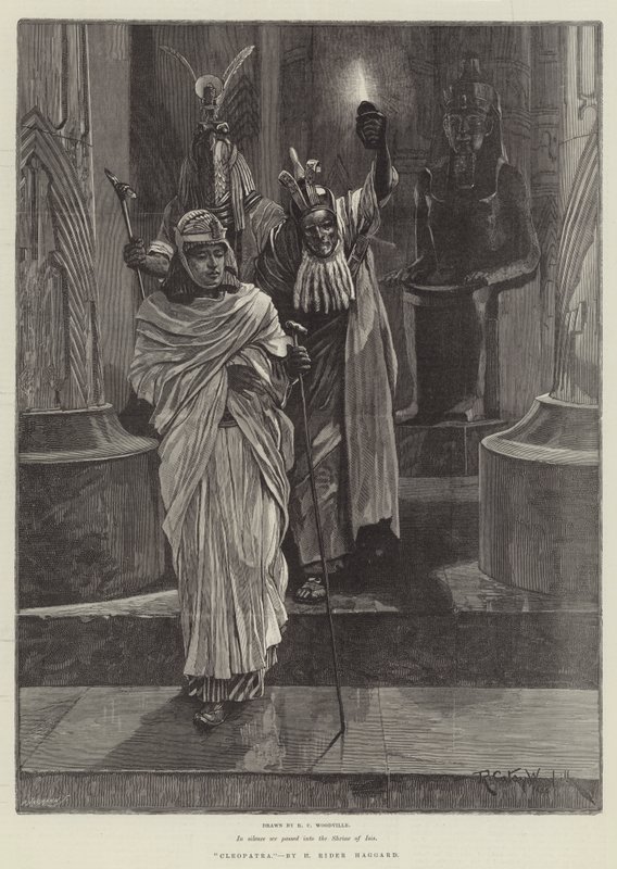 كليوباترا من تأليف H Rider Haggard بواسطة ريتشارد كاتون وودفيل جونيور