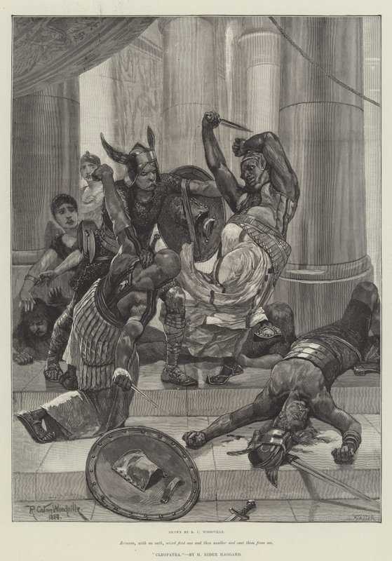 كليوباترا من تأليف H Rider Haggard بواسطة ريتشارد كاتون وودفيل جونيور