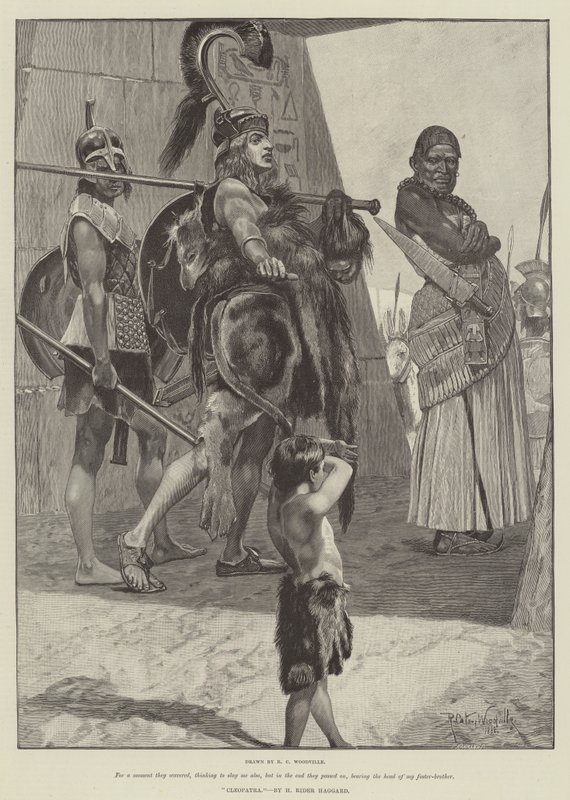 كليوباترا من تأليف H Rider Haggard بواسطة ريتشارد كاتون وودفيل جونيور