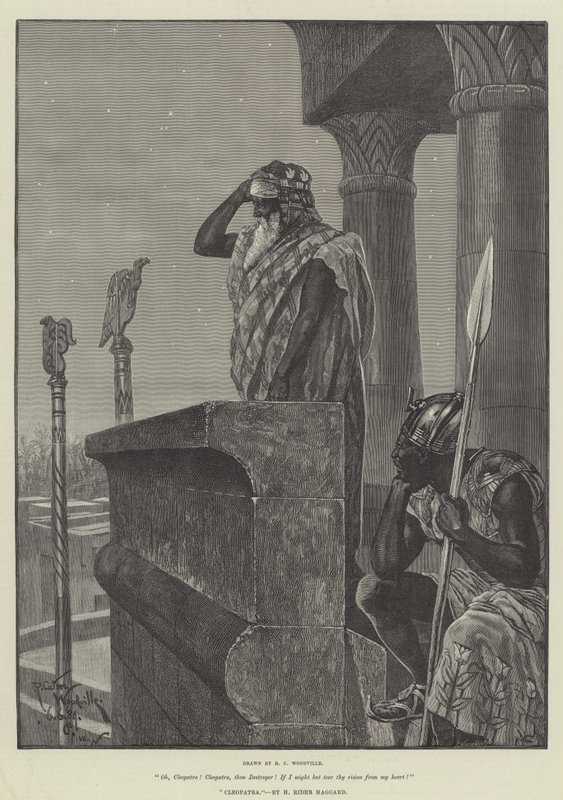 كليوباترا من تأليف H Rider Haggard بواسطة ريتشارد كاتون وودفيل جونيور