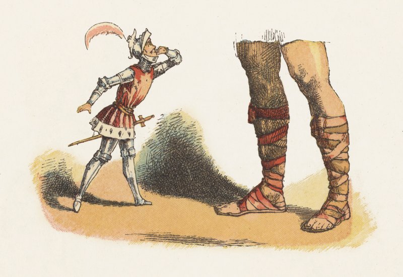 رسم توضيحي لـ Jack The Giant Killer (لون ليثو) بواسطة ريتشارد دويل