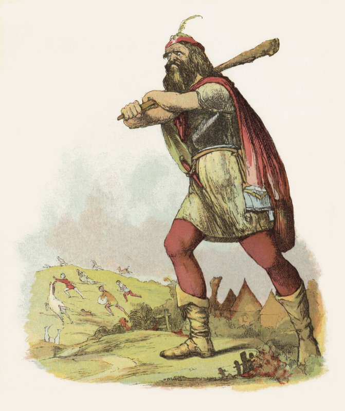 رسم توضيحي لـ Jack The Giant Killer (لون ليثو) بواسطة ريتشارد دويل