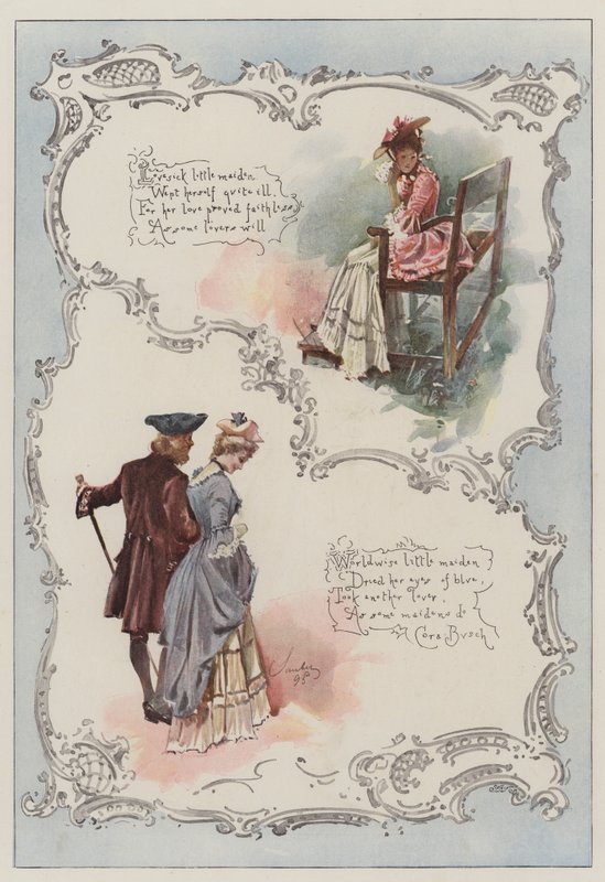 Lovesick Little Maiden (chromolitho) بواسطة روبرت ساوبر