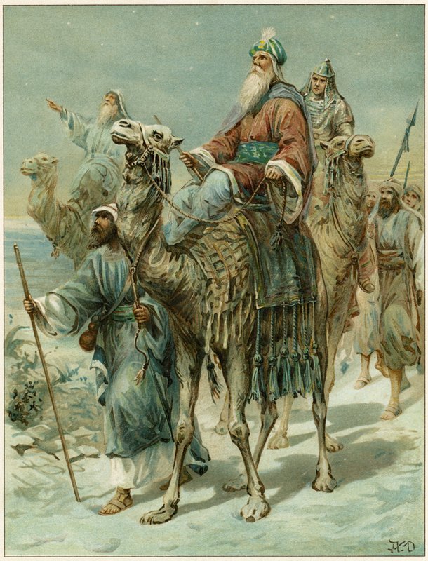 المجوس يطلبون يسوع بواسطة روبرت أمبروز دادلي