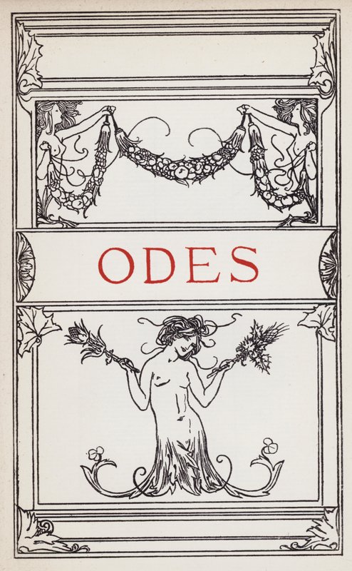 رسم توضيحي لقصائد جون كيتس: Odes (litho) بواسطة روبرت أنينج بيل