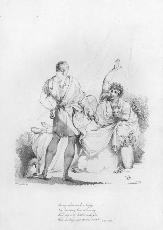 أناكريون ، أودي XLVIII (نقش) بواسطة روبرت كير (بعد) بورتر