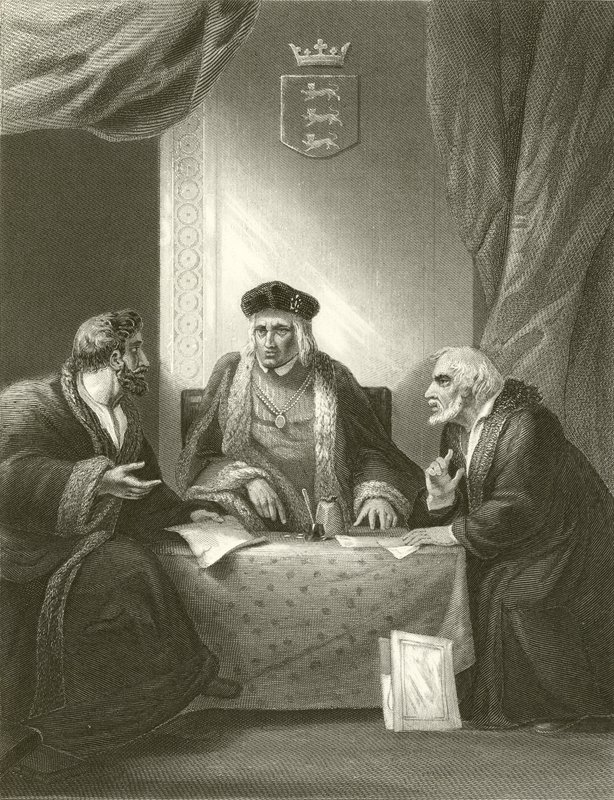 هنري السابع مع Empson und Dudley بواسطة روبرت سميرك