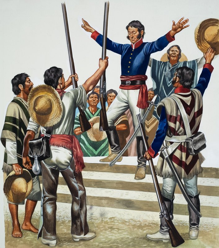 أغوستين دي إيتوربيدي (1783-1824) (غواش على ورق) بواسطة رون إمبلتون