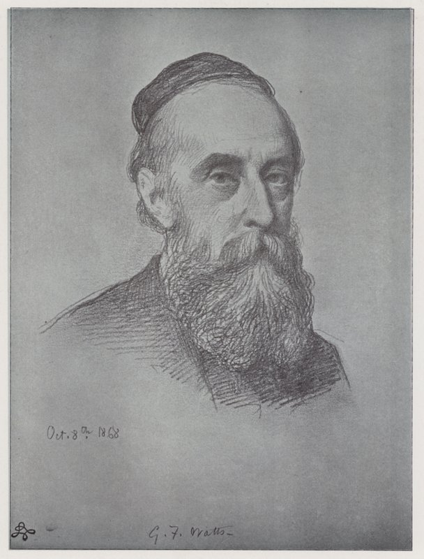George Frederick Watts (litho) بواسطة رودولف ليمان