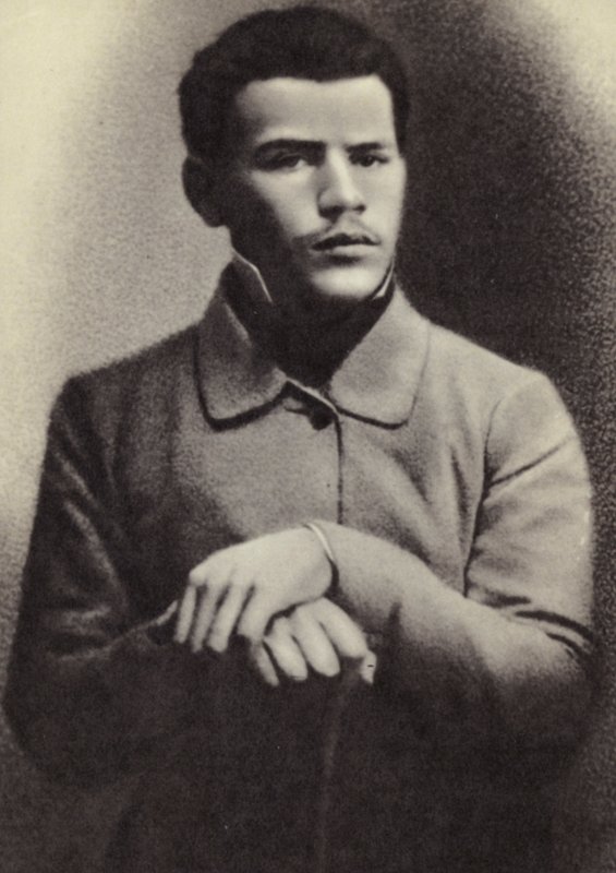 تولستوي ، موسكو ، 1851 بواسطة مصور روسي