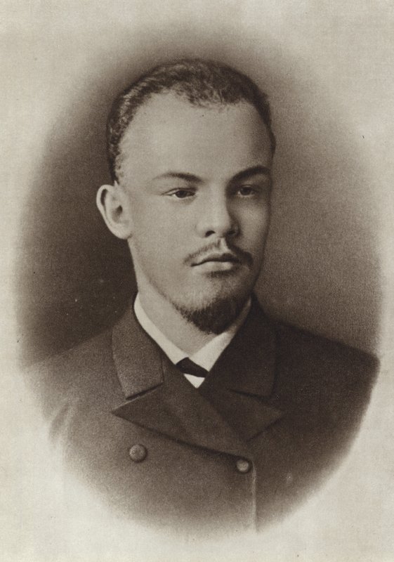 لينين كطالب جامعي ، سمارة ، 1890 بواسطة مصور روسي
