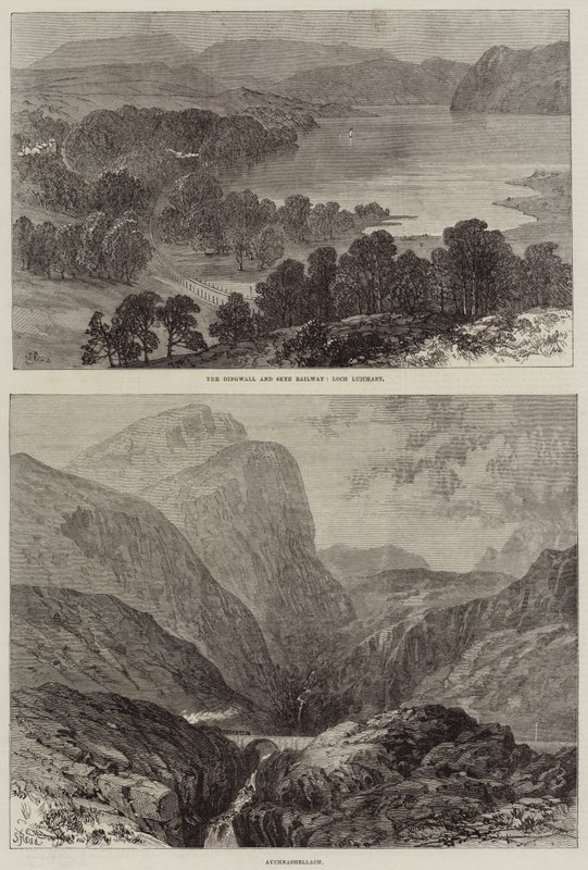 The Dingwall and Skye Railway بواسطة صموئيل ريد