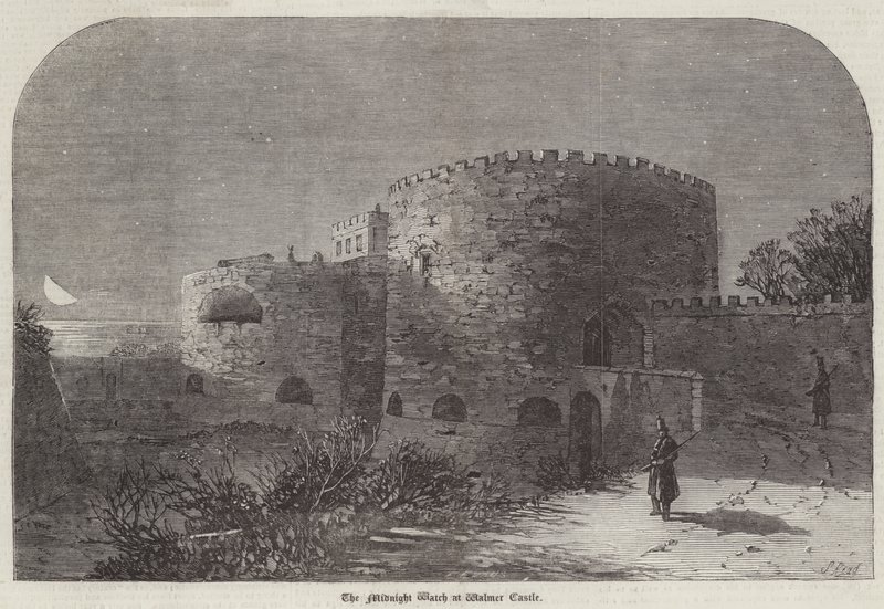 ساعة منتصف الليل في Walmer Castle بواسطة صموئيل ريد