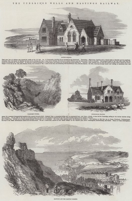 ال Tunbridge Wells and Hastings Railway بواسطة صموئيل ريد