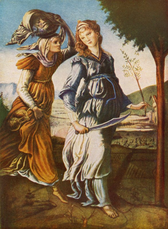 جوديث وخادمها مع رأس Holofernes بواسطة ساندرو بوتيتشيلي