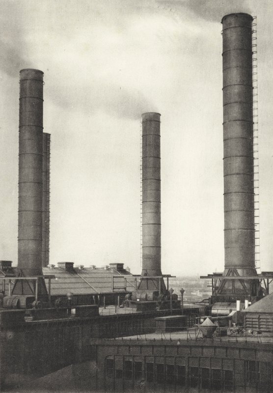 برلين: Grosskraftwerk Klingenberg ؛ محطة طاقة كبيرة كلينجنبرج (صورة b / w) بواسطة ساشا ستون