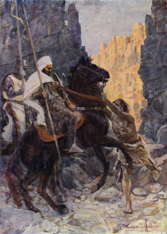 رسم توضيحي لسير والتر سكوت The Talisman (لون ليثو) بواسطة سيمون هارمون (بعد) فيدر