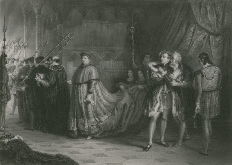 شجار Wolsey و Buckingham ، الملك هنري الثامن بواسطة سليمان الكسندر هارت