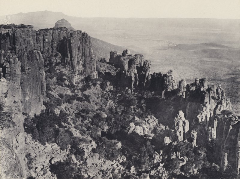 وادي الخراب (صورة b / w) بواسطة مصور جنوب أفريقي