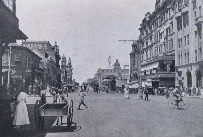 ويست ستريت ، ديربان (صورة b / w) بواسطة مصور جنوب أفريقي