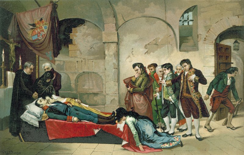 أبطال 2 مايو 1808 بواسطة المدرسة الاسبانية