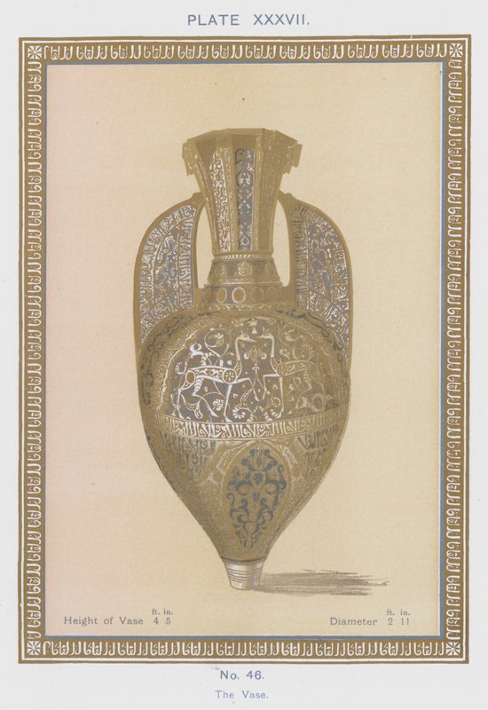 الزهرية (لون ليثو) بواسطة المدرسة الاسبانية