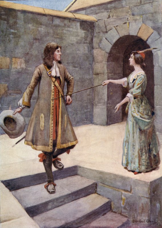رسم توضيحي لـ Peveril of the Peak بواسطة ستيوارت أور