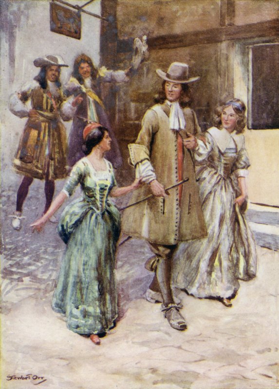 رسم توضيحي لـ Peveril of the Peak بواسطة ستيوارت أور