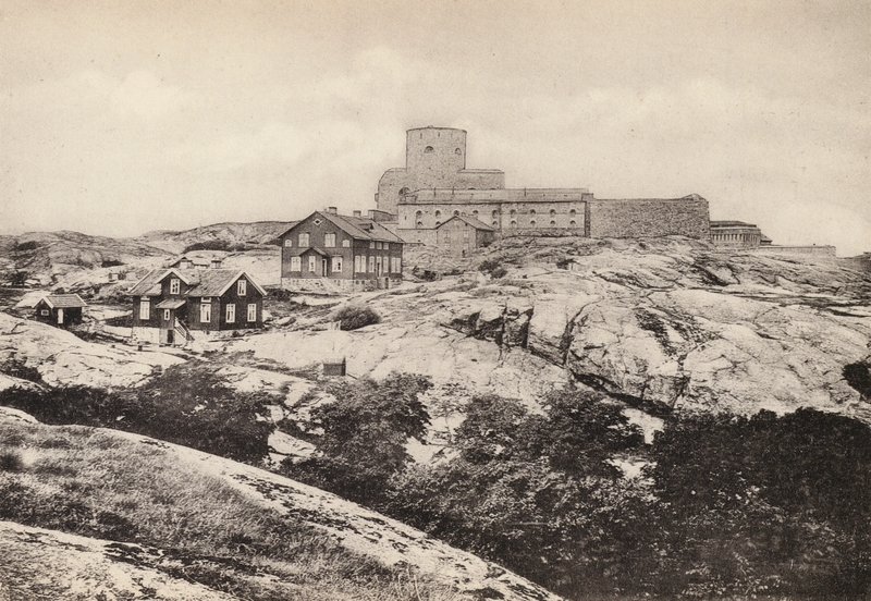 السويد / السويد: Bohuslan، Marstrand، Carlstens Fastning (b / w photo) بواسطة المصور السويدي