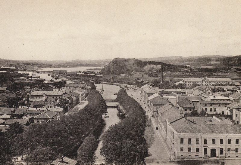 السويد / السويد: Bohuslan ، Uddevalla (b / w photo) بواسطة المصور السويدي