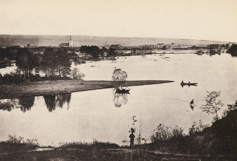 السويد / السويد: Dalarne، Orsa، Storan (b / w photo) بواسطة المصور السويدي
