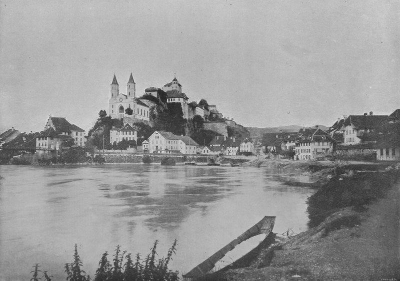 Aarbourg (b / w photo) بواسطة المصور السويسري