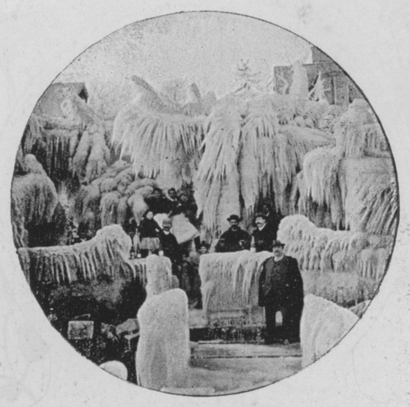 تأثير Bise في جنيف ، شتاء 1896 (b / w photo) بواسطة المصور السويسري
