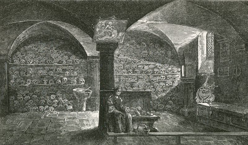 Charnel-House في Stans ، بلدة Nidwalden الرئيسية بواسطة المدرسة السويسرية