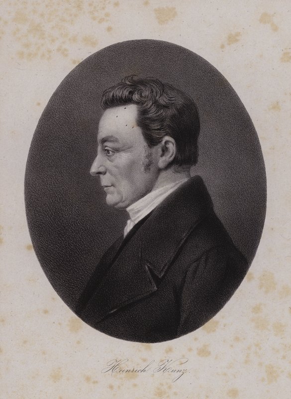 Heinrich Kunz, Swiss textile manufacturer (engraving) بواسطة المدرسة السويسرية