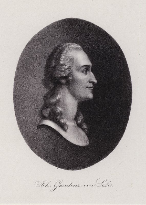 Johann Gaudenz von Salis-Seewis ، شاعر سويسري (نقش) بواسطة المدرسة السويسرية