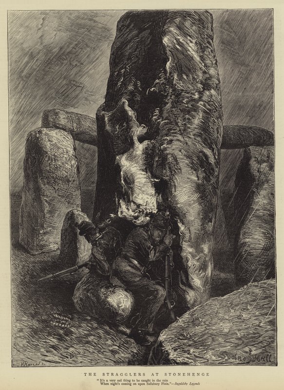 The Stragglers at Stonehenge بواسطة قاعة سيدني بريور