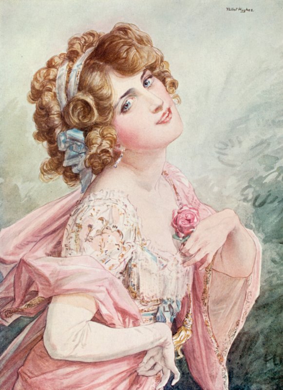 الأرملة المرحة: Miss Lily Elsie بواسطة تالبوت هيوز