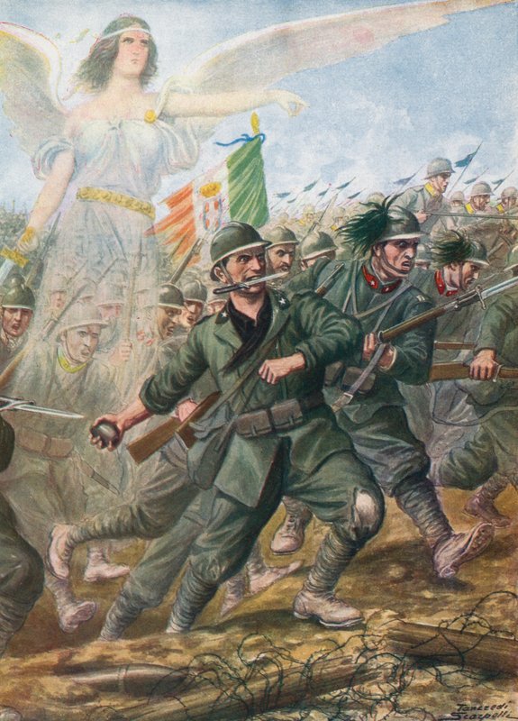 معركة نهر بيافي ، 1918 بواسطة تانكريدي سكاربيللي