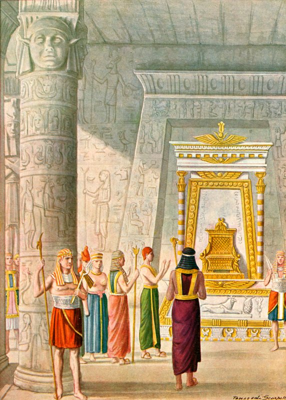 مصر - حراس الهيكل بواسطة تانكريدي سكاربيللي